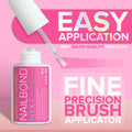 NYK1 Super Strong Nail Glue For Press On Nails, Nail Tips And Acrylic Nails (8ml) Nail Bond Brush On Nail Glue For Acrylics Glue On Nails And Fake Nails With Glue Brush for Stick On Nails Tips 🍁 All In One Marketplace Canada
