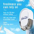 Febreze Plug In Air Freshener, Odor-Fighting Scented Oil Refill, Air Fresheners for Home and Bathroom and Kitchen, Long Lasting for Strong Odors, Linen & Sky Scent, 4 Count 🍁 All In One Marketplace Canada