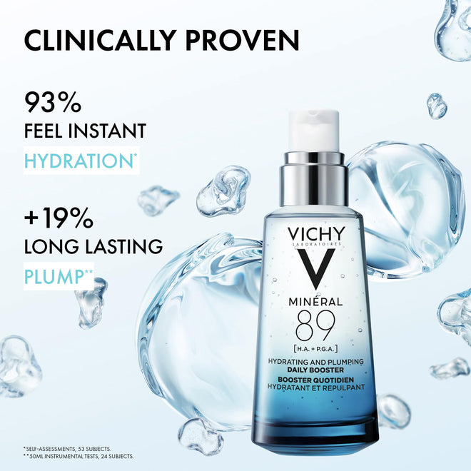 Vichy Hydrating Hyaluronic Acid Serum, Mineral 89 Daily Face Serum Skin Booster with Natural Origin Hyaluronic Acid, Hydrates and Strengthens Sensitive Skin, Recommended by Dermatologists 🍁 All In One Marketplace Canada