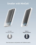 Anker 621 Magnetic Portable Charger (MagGo), 5,000mAh Wireless Power Bank with USB-C Cable, Magsafe-Compatible Battery Pack for iPhone 17/16/15/14/13/12 Series (White) 🍁 All In One Marketplace Canada