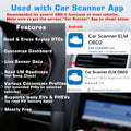 VEEPEAK OBDCheck BLE Bluetooth OBD2 Scanner Car OBD II Diagnostic Scan Tool Check Engine Code Reader for iOS and Android 🍁 All In One Marketplace Canada