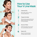 Plantifique V-Line Face Mask with Hyaluronic Acid, 5 Pack Chin Strap for Double Chin, V Line Lifting Masks - V Shape Face Tape, Jawline & Neck Mask for Skin Firming 🍁 All In One Marketplace Canada