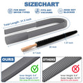 PetOde 2 Pieces Dryer Vent Cleaner Kit Compatible with All Vacuum Cleaner, Dryer Lint Brush and Vacuum Hose Attachment with Stretch Universal Connector, Quickly Lint Remover, Deep Gray 🍁 All In One Marketplace Canada