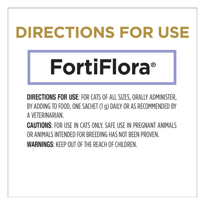 Purina Pro Plan Veterinary Supplements Fortiflora Powdered Cat Probiotics - 30 g sachets (Pack of 30) 🍁 All In One Marketplace Canada