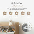 Humble Crew Toy Storage Organizer with Top Shelf and 9 Removable Bins, Natural/White – Toddler Bookshelf with Toy Organizer - Modern Toy Rack Ideal for Kids' Rooms, Playrooms, and Nurseries 🍁 All In One Marketplace Canada