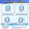 Pool Basketball Hoop Toys, Inflatable Water Basketball Game Pool, Pool Floaties Basketball Hoop Toy Outdoor Toys for Kids Boys Aged 4-18 and Adults (L) 🍁 All In One Marketplace Canada