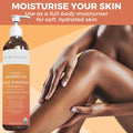 Viva Naturals Organic Massage Oil, Unscented Body Oil, Non-Greasy, 8 fl oz (237 mL) 🍁 All In One Marketplace Canada