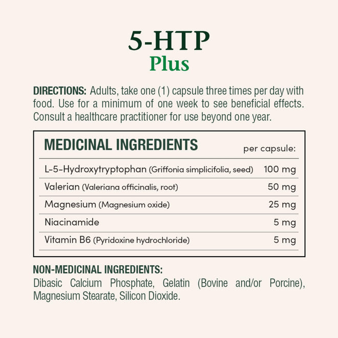 NATURE'S BOUNTY 5-HTP 100 mg Plus, Helps Promote Healthy Mood Balance, 51.8 g 🍁 All In One Marketplace Canada