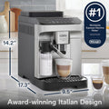 De'Longhi Magnifica Evo Automatic Espresso & Coffee Machine with Auto Milk Frother, Built-in Grinder & Auto-Clean Function - For Latte, Cappuccino, Americano, Iced Coffee, ECAM29084SB, Silver 🍁 All In One Marketplace Canada