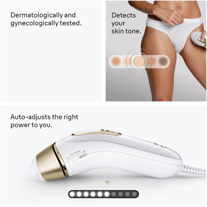 Braun Silk-Expert Pro 5 IPL PL5157 at Home Laser Hair Removal for Women and Men with Premium Pouch, Venus Razor, 2 Heads 🍁 All In One Marketplace Canada