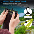 Pelican 2 Pack Marine Waterproof Phone Pouch (Regular) -Black/Hi-Vis Yellow 🍁 All In One Marketplace Canada