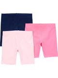 Simple Joys by Carter's Toddler Girls' 3-Pack Bike Shorts, Pink, Navy, 5T 🍁 All In One Marketplace Canada