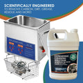 Ultrasonic Cleaner Solution for Carburetors and Engine Parts, Ultrasonic Cleaning Solution and Washing Compound for Ultrasonic and Immersion Washers - Concentrated (1 Gallon) 🍁 All In One Marketplace Canada