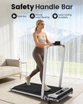 Yagud Walking Pad with 8% Incline, 3 in 1 Treadmill for Home & Office, 2.5HP Under Desk Treadmill with Handle, Portable Treadmill with Remote Control & Led Display, No Installation 🍁 All In One Marketplace Canada