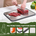 Cutting Board,Titanium Cutting Board, Kitchen Essentials, Cutting Boards for Kitchen, Double Sided Food Grade, Planche a Decouper, Chopping Board and Wheat Straw PP, Easy to Clean Large Size 16”×11” 🍁 All In One Marketplace Canada