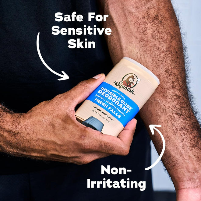 Dr. Squatch Invisible Glide Natural Deodorant – Smooth Glide with No Stains – Aluminum Free & Dermatologist-Tested Formula Suits Sensitive Skin – Fresh Falls + Wood Barrel Bourbon – 2.65oz (2-Pack) 🍁 All In One Marketplace Canada