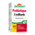 Jamieson Probiotic 5 Billion Active Cells, Bonus Size, Supports Digestive Health and Microbial Diversity. 5 Unique Strains, Including Lactobacillus and Bifidobacterium, Non-GMO, Gluten-Free, 72 Vegetarian capsules 🍁 All In One Marketplace Canada