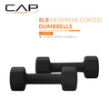 CAP Barbell Neoprene Dumbbell Weights, 8 lb Pair, Black 🍁 All In One Marketplace Canada