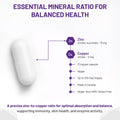 AOR Zinc Copper Balance 17mg, 100 V-Caps, 100-Day Supply - Nutrient Support for Skin, Hair, Bone & Overall Wellness, NON-GMO & Gluten-Free, Easy-to-Swallow, Zinc & Copper Supplements for Men & Women 🍁 All In One Marketplace Canada