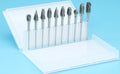 Sworker 10Pcs 1/8" Shank Carbide Burrs Set Bits Compatible with Dremel Metal Grinding Wood Stone Carving Cutting Engraving Grinder Kit Attachment Rotary Tool Accessories 🍁 All In One Marketplace Canada