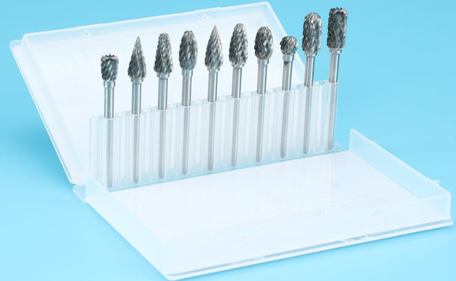 Sworker 10Pcs 1/8" Shank Carbide Burrs Set Bits Compatible with Dremel Metal Grinding Wood Stone Carving Cutting Engraving Grinder Kit Attachment Rotary Tool Accessories 🍁 All In One Marketplace Canada