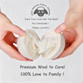 Budieggs Wool Dryer Balls Organic XL 6-Pack, 100% New Zealand Wool Chemical Free Fabric Softener for 1000+ Loads, Baby Safe & Hypoallergenic, Fabrics Soft and Fluffy Naturally 🍁 All In One Marketplace Canada