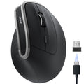 Acer Wireless Ergonomic Mouse, Rechargeable Vertical Mouse, 3 Adjustable DPI 1600/1200/1000, Ergo Mice, 2.4GHz Computer Mouse with 6 Buttons, 2.4GHz USB Receiver for Laptop, PC, Desktop 🍁 All In One Marketplace Canada