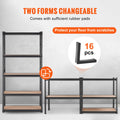 VEVOR Storage Shelving Unit, 5-Tier Adjustable, 2000 lbs Capacity, Heavy Duty Garage Shelves Metal Organizer Utility Rack, Black, 36" L x 18" W x 72" H for Kitchen Pantry Basement Bathroom Laundry 🍁 All In One Marketplace Canada