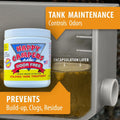 Happy Campers RV Toilet Treatment - Powerful Odor Control, Long-Lasting RV Tank Treatment - Prevents Clogs, Buildup, Sensor Failure - Keeps Holding Tank Clean & Healthy, Odor Free (18 Treatments) 🍁 All In One Marketplace Canada