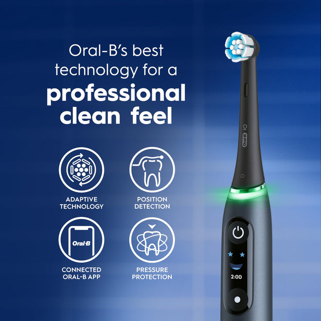 Oral-B iO Series 9 Electric Toothbrush with 4 Oral-B Replacement Brush Heads, White Alabaster 🍁 All In One Marketplace Canada