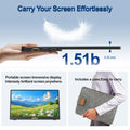 InnoView Portable Monitor 15.6" 1080P Portable Monitor for Laptop with Protective Sleeve Built-in 90° Adjustable Stand USB C HDMI Ultra-Slim Laptop Screen Extender for MacBook Phone PS Xbox Switch 🍁 All In One Marketplace Canada