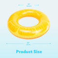 Sloosh 4 Pack Inflatable Pool Floats Pool Rings Swimming Tubes Swimming Toys Beach Swimming Party Toys for Kids and Adults 🍁 All In One Marketplace Canada