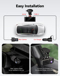 REDTIGER 4K Dash Cam Front and Rear, STARVIS 2 Sensor, Touch Screen 3.18", Voice Control, 20MB/s 5.8GHz WiFi 6 Car DashCam with 128GB Card, GPS, Night Vision, Emergency Lock, Parking Mode(F7N Touch) 🍁 All In One Marketplace Canada
