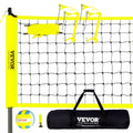 VEVOR Outdoor Portable Volleyball Net System, Adjustable Height Steel Poles, Professional Volleyball Set with PVC Volleyball, Pump, Carrying Bag, Heavy Duty Volleyball Net for Backyard, Beach, Lawn 🍁 All In One Marketplace Canada