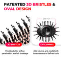 TYMO Hair Dryer Brush Blow Dryer Brush in One, 4 in 1 Ionic Hairdryer and Styler Volumizer with Oval Titanium Barrel, Hot Air Straightener for Smooth Frizz-Free Blowout, Gold 🍁 All In One Marketplace Canada