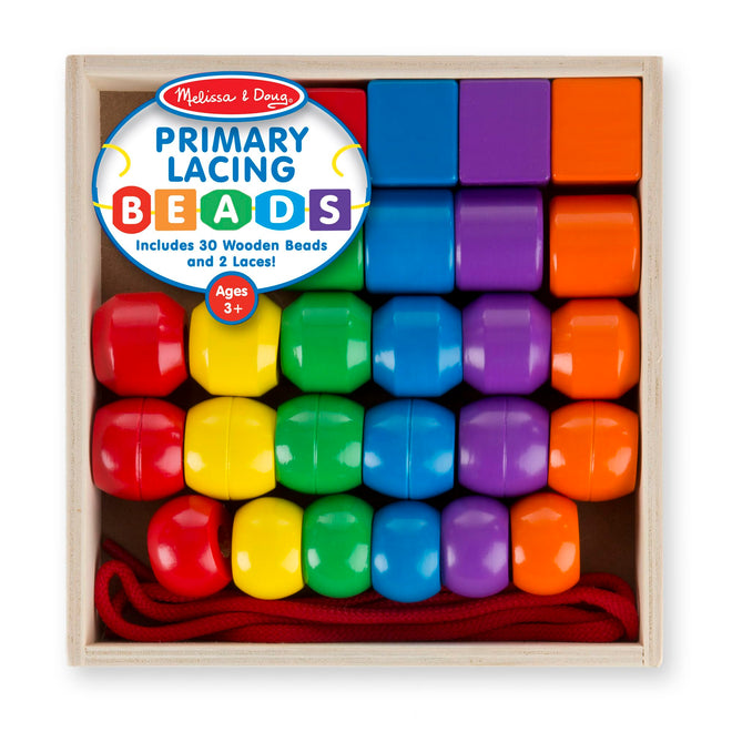 Melissa & Doug Primary Lacing Beads 33-Piece Montessori Toy Set 🍁 All In One Marketplace Canada