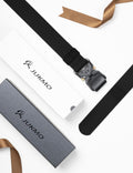 JUKMO Tactical Belt, Military Hiking Rigger 1.5 inches Nylon Web Work Belt with Heavy Duty Quick Release Buckle (Black, Small) 🍁 All In One Marketplace Canada