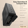 Oraolo Bluetooth Speaker, IPX7 Waterproof Portable Bluetooth Speaker with Stereo Sound, Bluetooth 5.4, Support AUX/TF Card, TWS Pairing,Small Wireless Speaker for Home, Shower, Outdoors, Travel Black 🍁 All In One Marketplace Canada