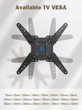 Mounting Dream TV Mount for Most 26-55 Inch TVs, Full Motion TV Wall Mount with Perfect Center Design on Single Stud Articulating Mount Max VESA 400x400mm up to 77 LBS, MD2413-MX 🍁 All In One Marketplace Canada