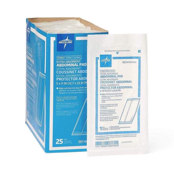 Medline Abdominal Pads Sterile