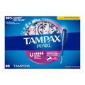 Tampax Pearl Tampons, with LeakGuard Braid, Ultra Absorbency, Unscented, 60 Count 🍁 All In One Marketplace Canada