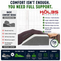 Kolbs Leg Elevation Pillows for After Surgery | Flat Top Bed Wedge Bolster Pillow for Legs | Foot, Knee, Ankle Elevation Post Surgery (Flat Top 7" Height) 🍁 All In One Marketplace Canada