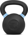 Yes4All Powder Coated Kettlebell Weights with Wide Handles & Flat Bottoms – 16kg/35lbs Cast Iron Kettlebells for Strength, Conditioning & Cross-Training 🍁 All In One Marketplace Canada