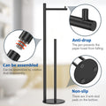 Toilet Paper Holder Stand, Bathroom Toilet Paper Roll Holder Stand with Reserve, Standing Toilet Paper Holder with Storage 🍁 All In One Marketplace Canada