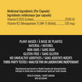 Vitamin D3 K2 Supplement - 2500 IU D3, 120 mcg K2 MK7 x 124 Capsules - Plant-Based, Vegan - Prevents Deficiency, Supports Bone Health in Women and Men - Made in Canada, Third-Party Tested - Nutritionn 🍁 All In One Marketplace Canada