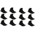 Fruit of the Loom mens 12 Pair Pack Dual Defense Cushioned Casual Sock, Black, 6-12 🍁 All In One Marketplace Canada