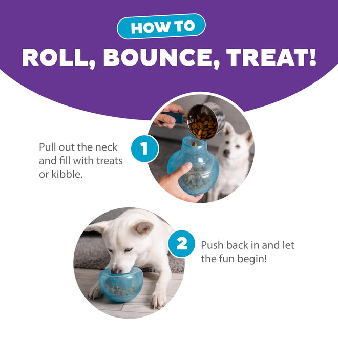Planet Dog Orbee-Tuff Snoop Interactive Puzzle Dog Toy, Blue 🍁 All In One Marketplace Canada