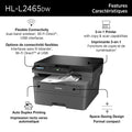 Brother HL-L2465DW Monochrome Laser Printer with Wireless Connectivity All-in-One Print, Copy and Scan Functions for Home and Office Use - Compact Design 🍁 All In One Marketplace Canada