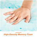 Sweetcrispy 3 Inch Twin Memory Foam Mattress Topper, Blue 🍁 All In One Marketplace Canada