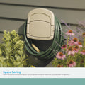 Suncast DHH150 Deluxe Garden Hose Hangout with 150-Foot Hose Capacity and Enclosed Storage Compartment, Taupe 🍁 All In One Marketplace Canada